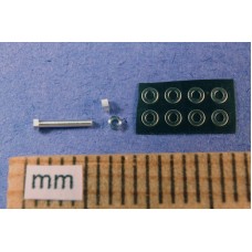 Nut & Bolt Pins - Hex 1.07mm (.042")