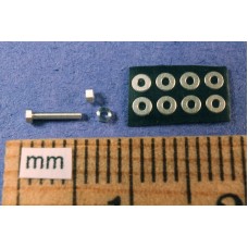 Nut & Bolt Pins - Hex 1.27mm (.050")