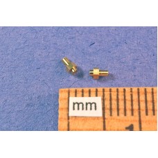 Nut & Stud Pins Hex 1.57mm (.062")
