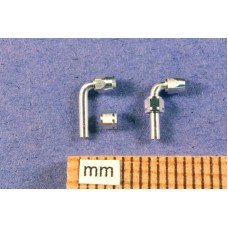 A/N Elbow Fitting 2pc design Hex Width 1.98mm (.078").