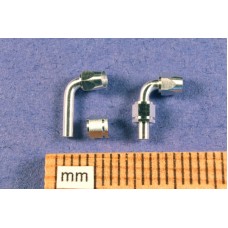 A/N Elbow Fitting 2pc design Hex Width 2.64mm (.104").